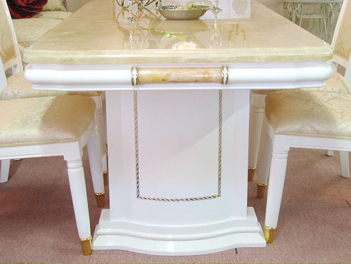 アフロディーテ ダイニングセット 160 ピンクオニキス天板｜ダイニング