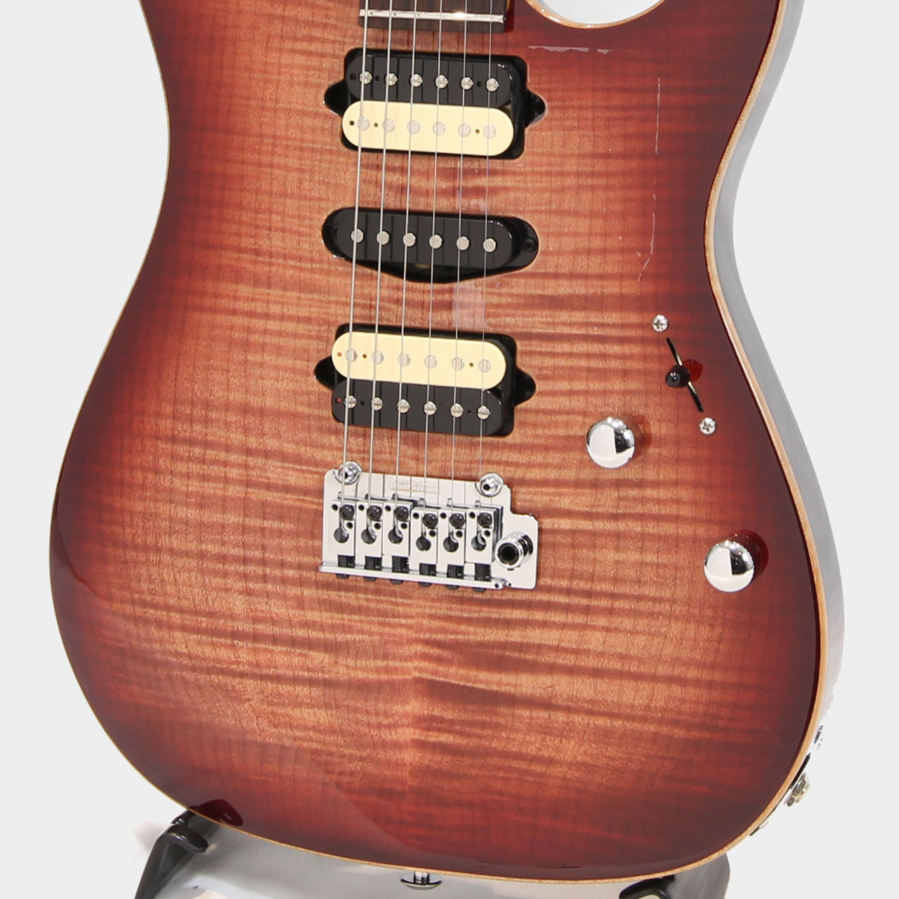 Suhr サー JE-Line Standard Plus HSH Rear Route Faded Trans Wine