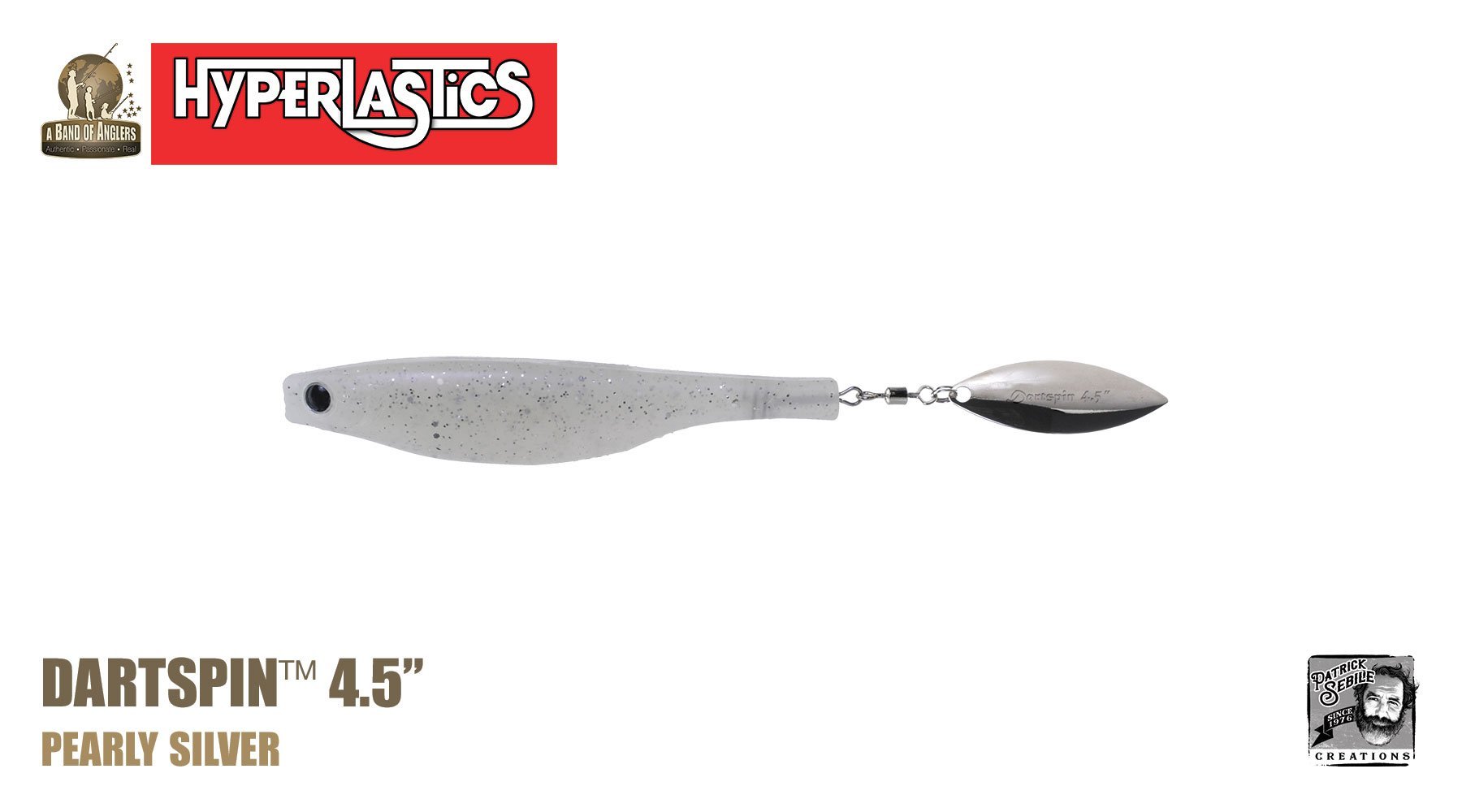 A Band of Anglers Dartspin 4.5 Hyperlastics (Multiple Colors