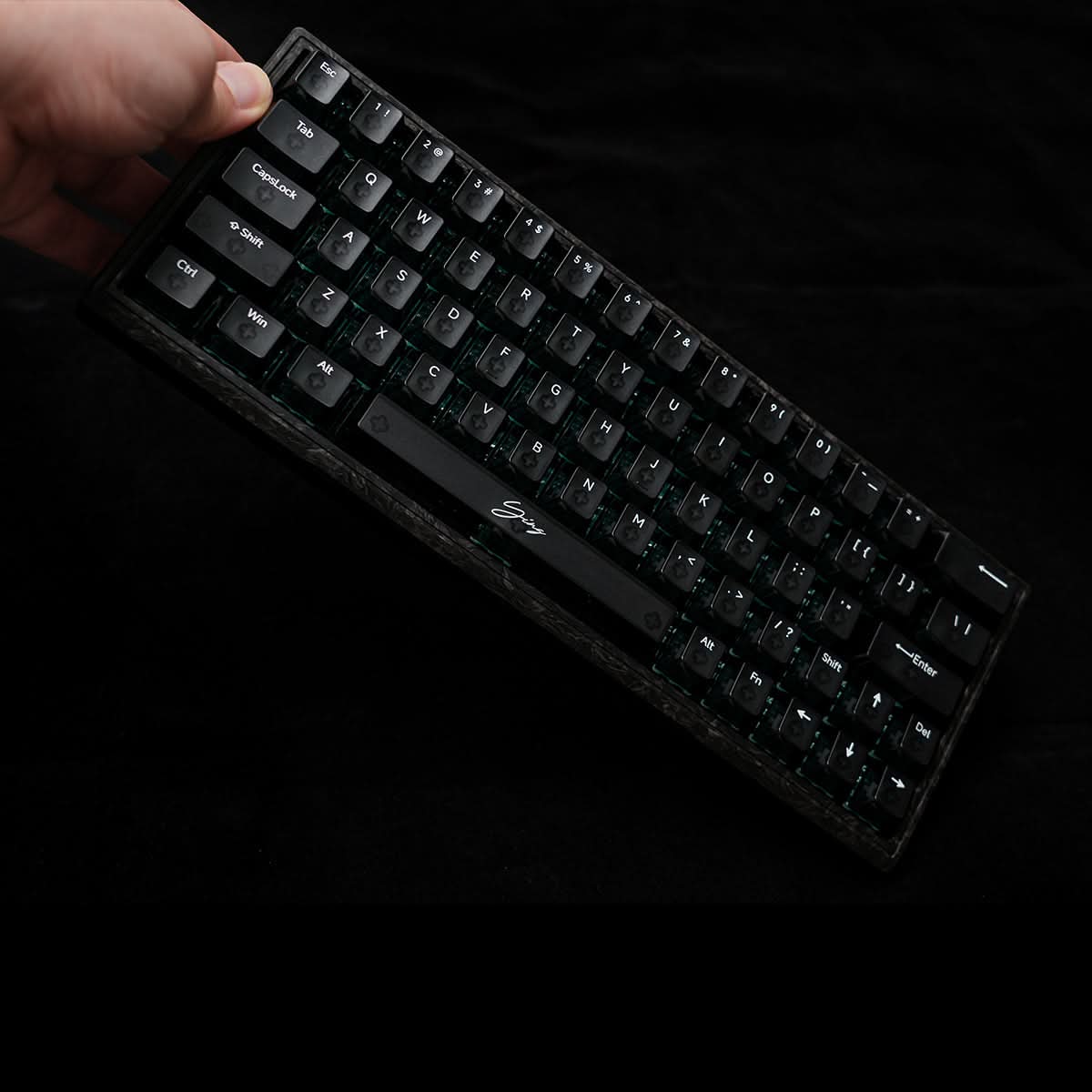 YING63 Forged Carbon Fiber Keyboard – WLmouse