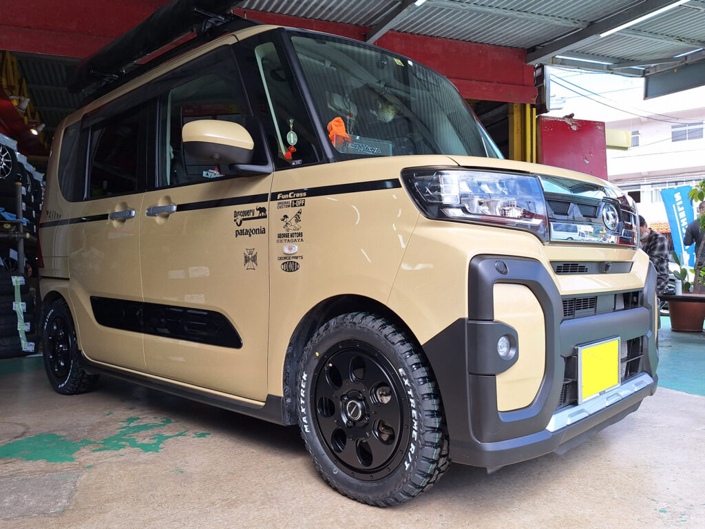 ダイハツ タント ファンクロス MUD AGENT 15×4.5J MAXTREK EXTREME R/T