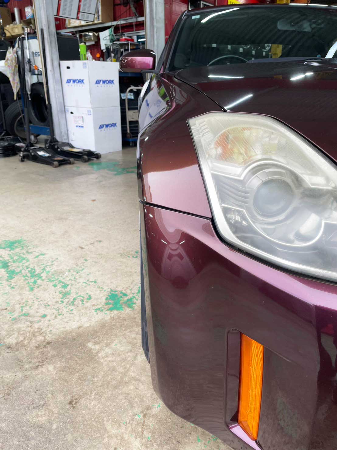 日産 フェアレディZ(Z33) CROSS SPEED CR5 18×9.5J MAXTREK 235/45R18