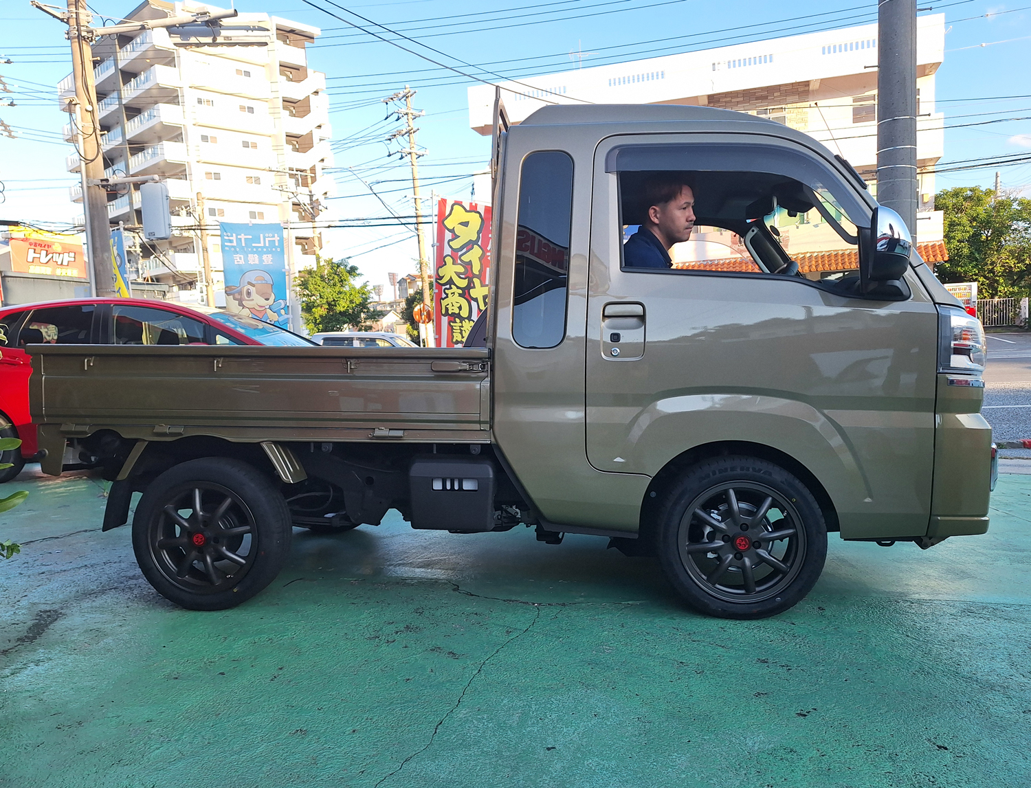 ダイハツ ハイゼットジャンボ WATANABE EIGHT SPOKE 15×5.5J MINERVA