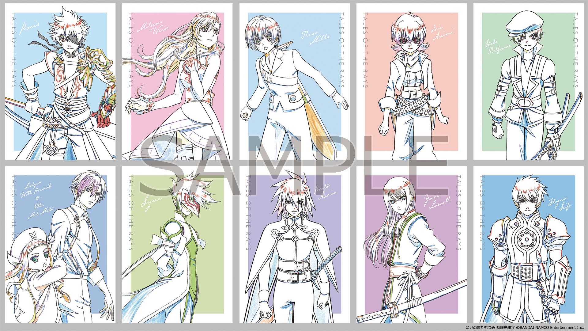 WIT STUDIO ポストカードセット テイルズ オブ ザ レイズ - WITSTUDIO