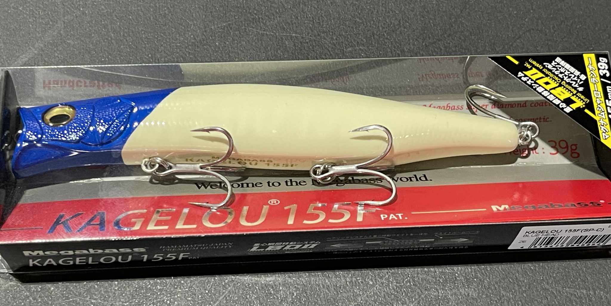 メガバス カゲロウ155F BLUE HEAD 直営店限定 25年大阪商談会限定