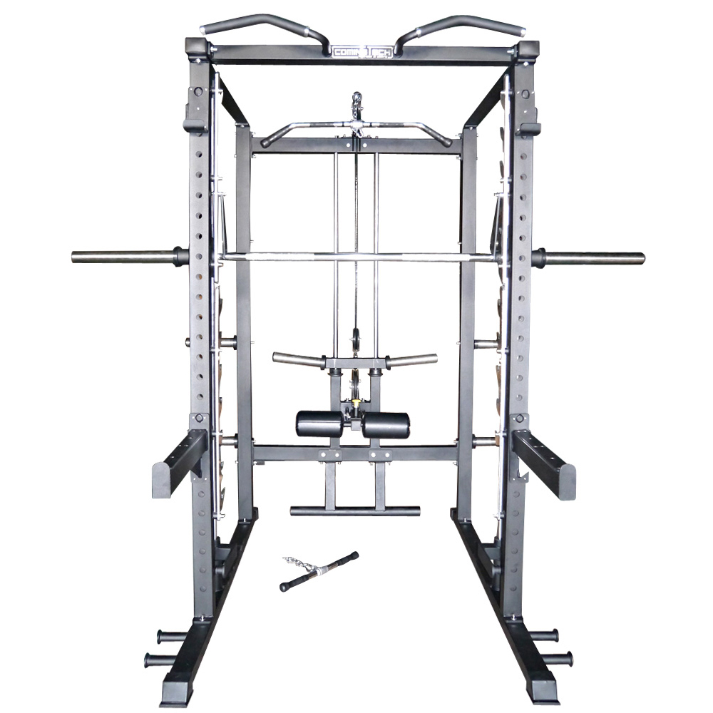スミスパワーラック | ジムでの高重量トレーニングが可能。耐荷重は