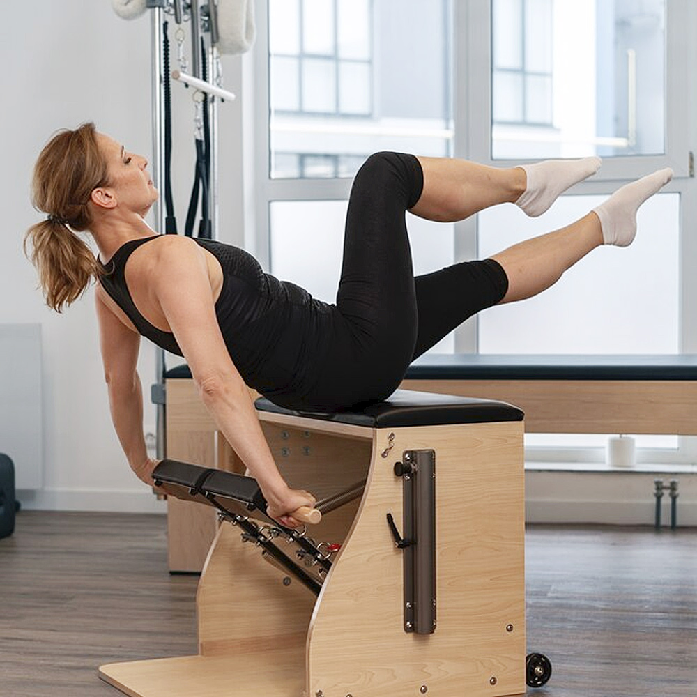 コンボチェアー | ハンドル付き ピラティス ヨガ ストレッチ 姿勢改善
