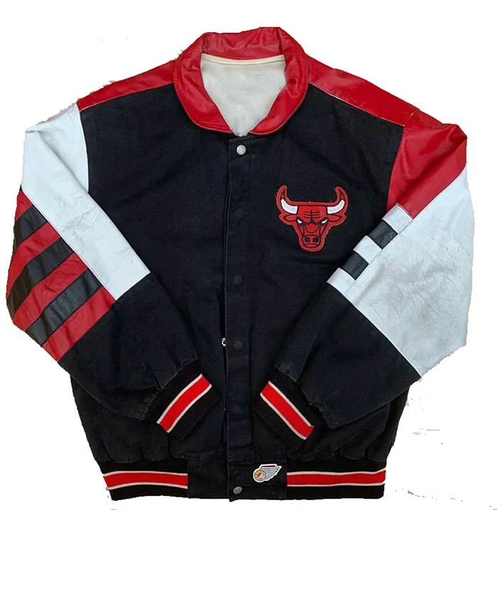 90's Chicago Bulls Varsity Jacket - William Jacket