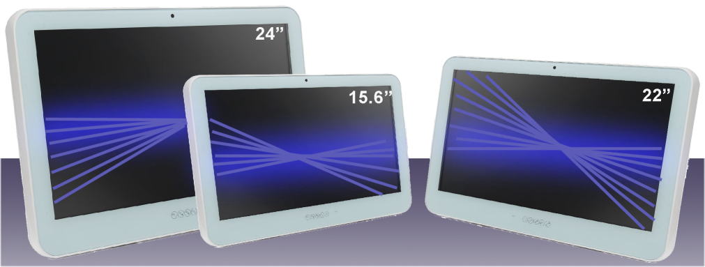 医療用タッチパネル付きディスプレイ│防塵防水タッチモニター│PCAP