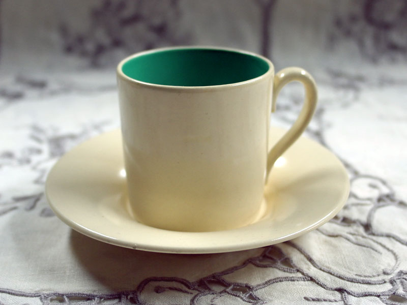 スージークーパー(Susie Cooper) ツートン カップ＆ソーサー4客セット