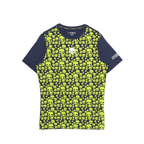 ハイドロゲン・テニス】マルチアイコン・テックTシャツ☆XL☆ネイビー