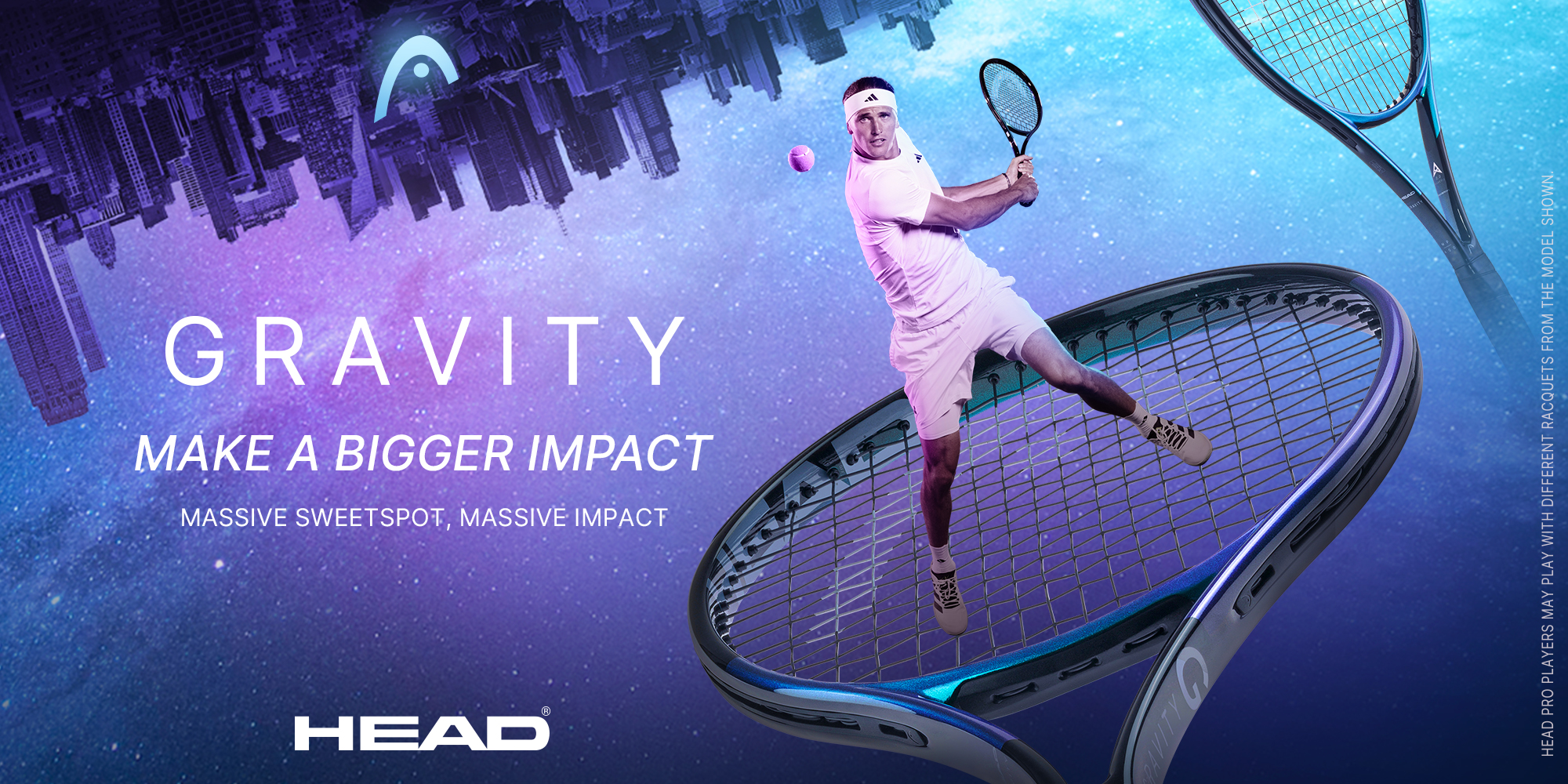 ウインザーオンラインショップブランド/ヘッド/2025「Gravityシリーズ