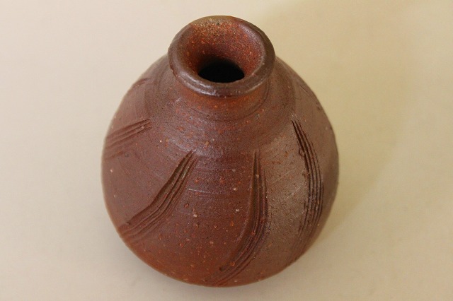 村井八重美作 備前焼 ミニ花器 備前焼陶吉は人間国宝作品から現代作品