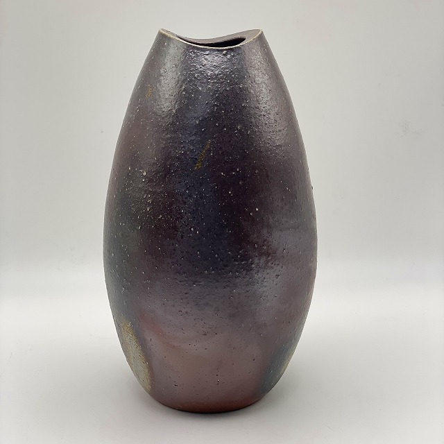 相馬美鶴作 備前焼 花器 備前焼陶吉は人間国宝作品から現代作品・和
