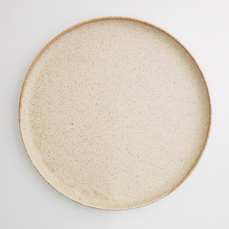 EARTH】27cm切立フラットプレート 白 - とうしょう窯