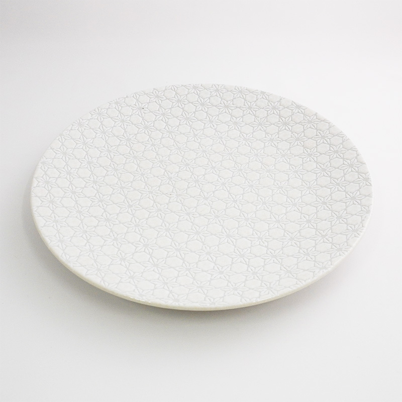 市蔵】白丸9寸皿【市蔵】White Round 28cm Plate - とうしょう窯
