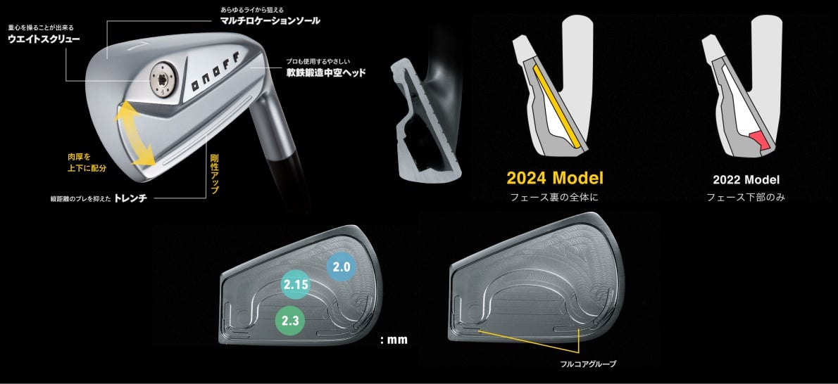 ONOFF Forged Iron Kuro 2024 6-PW ( 5pcs )