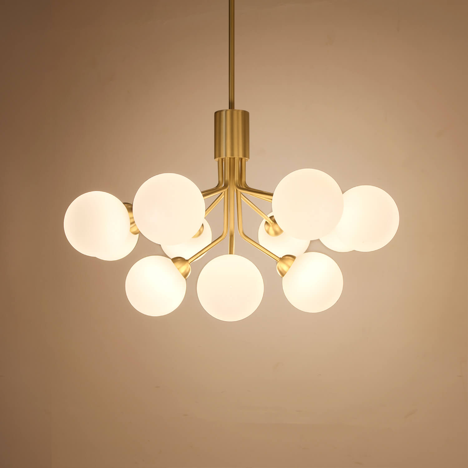 エレガントな真鍮フレームが美しいペンダントライト - Pm-27_12