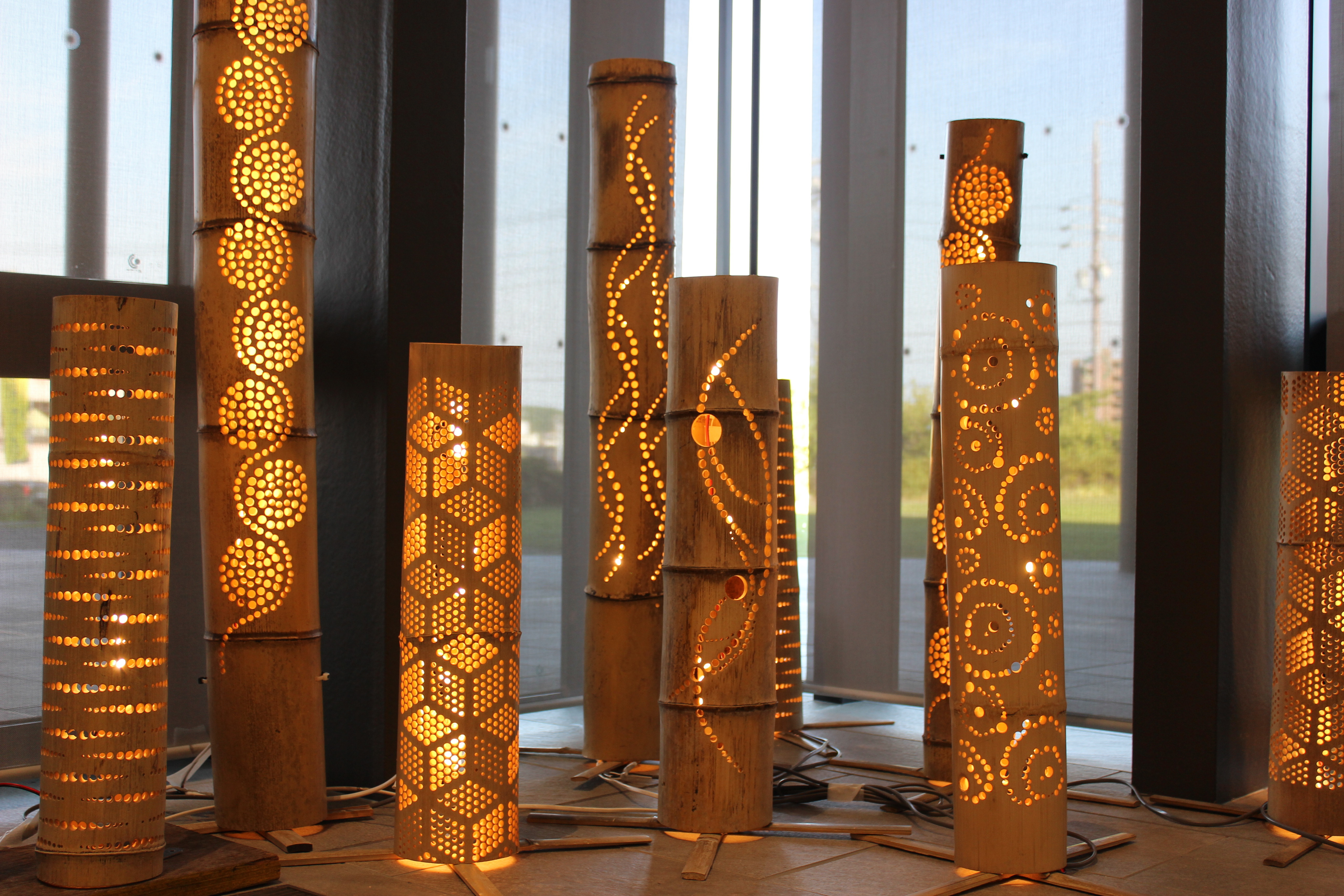 竹灯籠の展示をします | 阿久比町