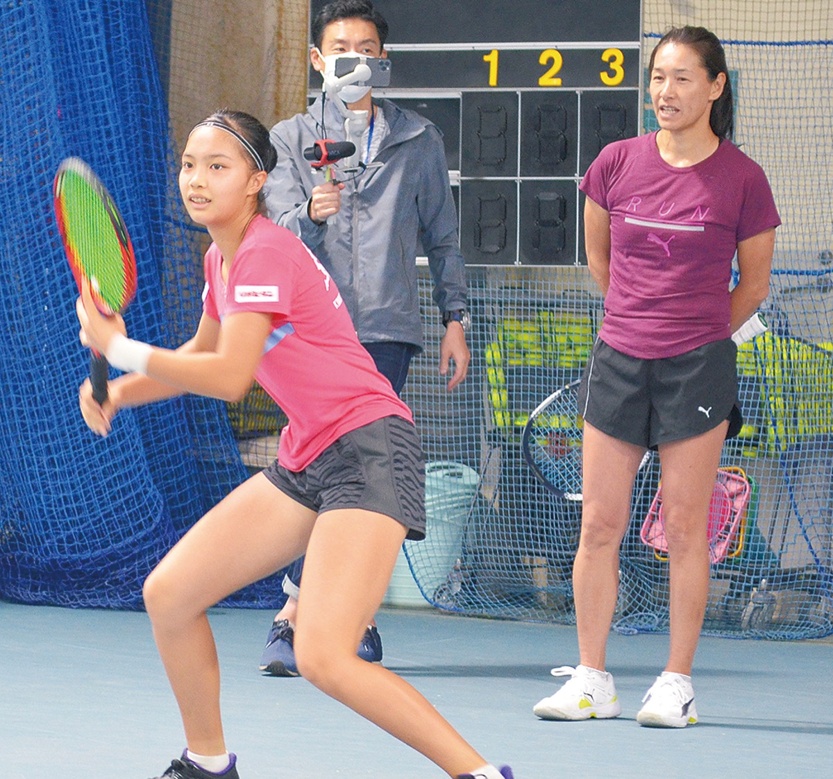 大庭在住添田さん 「夢は世界へ」 伊達公子さん指導受け | 藤沢