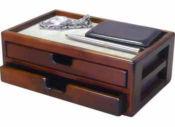 文具ケースL [引き出し二段,メモ用紙,筆記具,文具その他、机上の整理