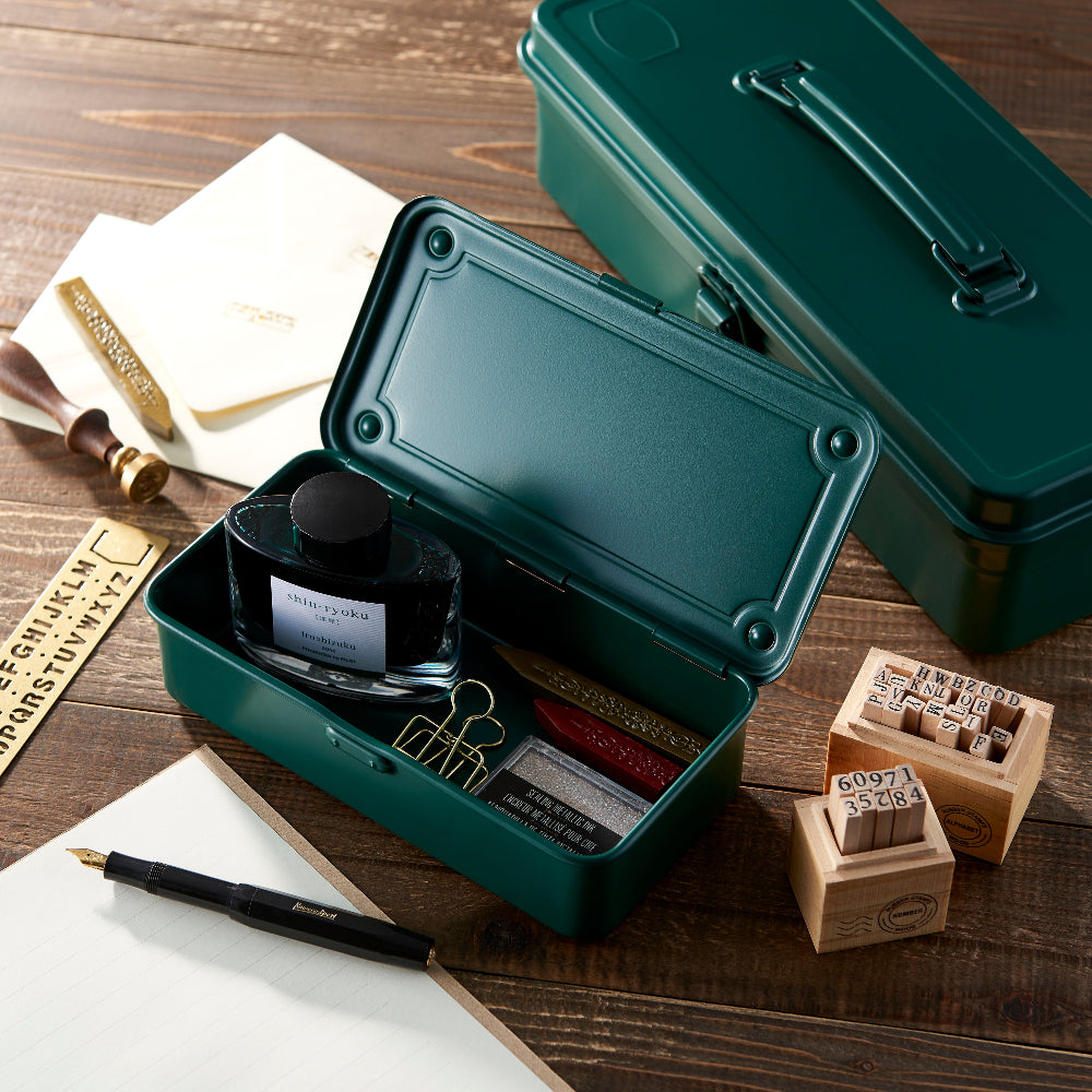 TOYO Trunk Shape Toolbox T-190 AG (Antique Green) | 東洋スチール