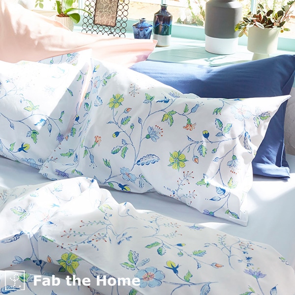 TUK東洋羽毛 シングル布団カバーセット ブルー TUK東洋羽毛 シングル