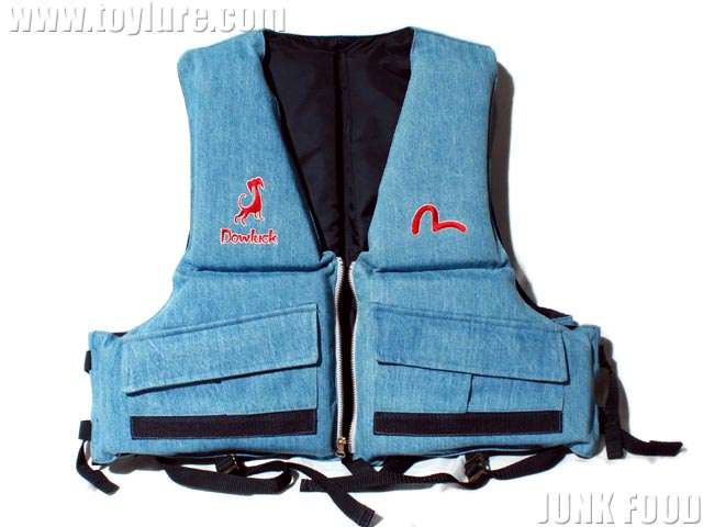 JUNK FOOD item: R-6266 ライフジャケット 赤刺繍