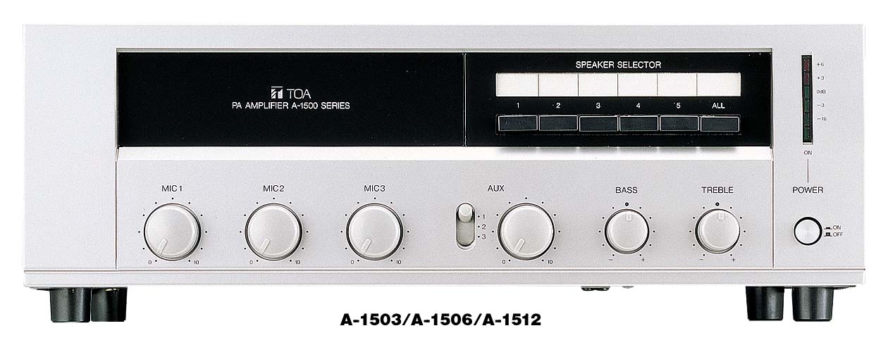 商品データダウンロード:PAアンプ 30W (A-1503) | 商品情報 | TOA