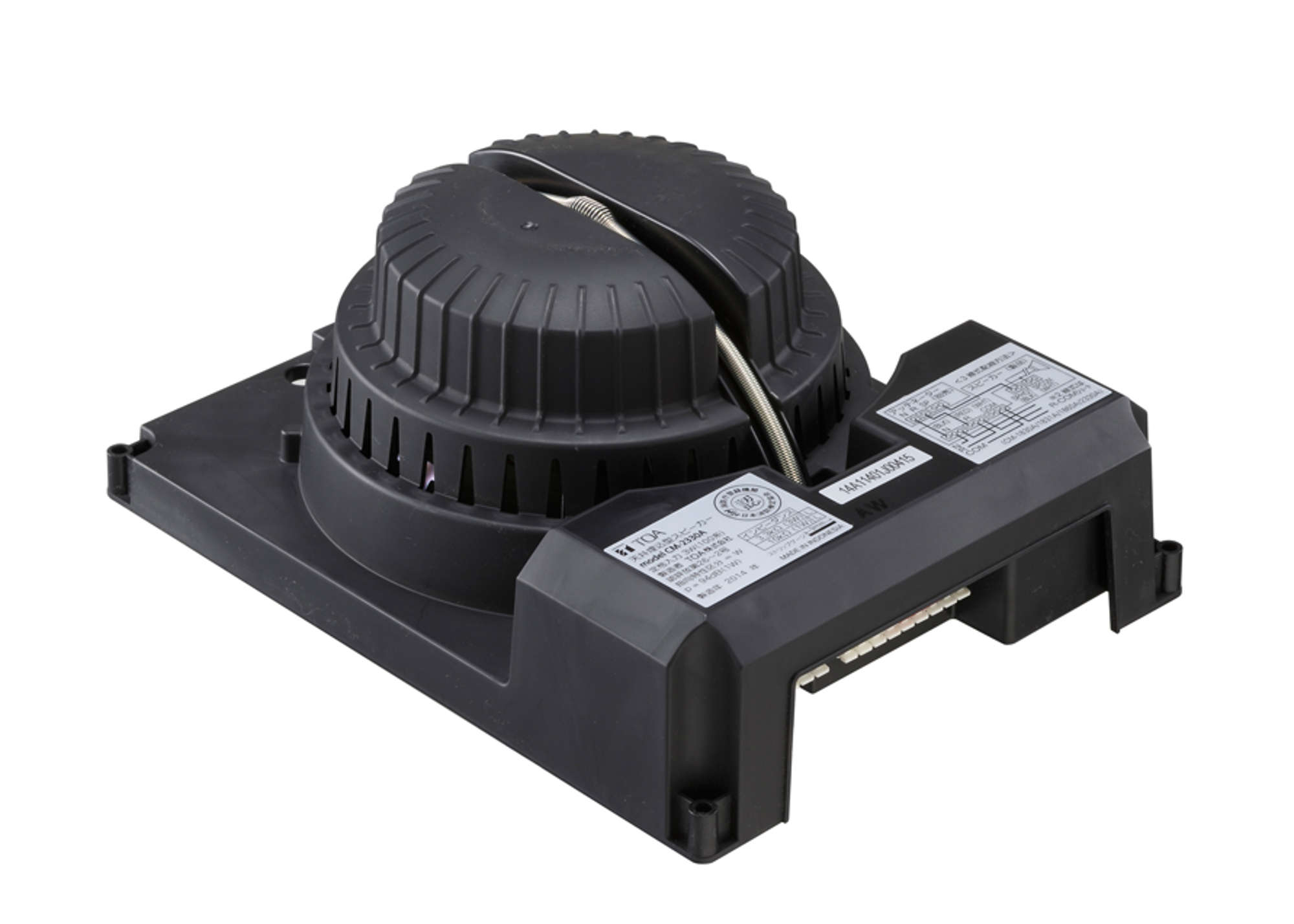 天井埋込型スピ－カ－用パネル 丸型 黒 (CP-233B) | TOA株式会社