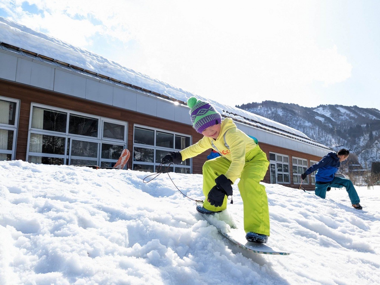 SDGs貢献プロジェクト 間伐材で雪板づくりワークショップ in 野川