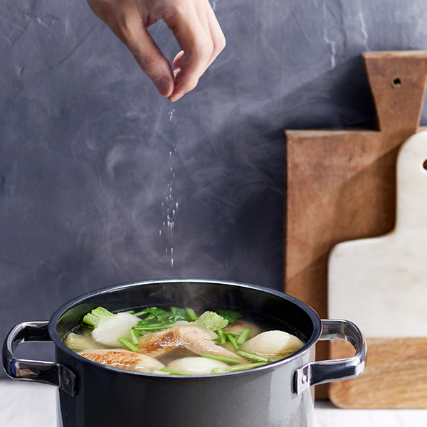 WMF] フュージョンテック ミネラル ハイキャセロール 20cm(プラチナム