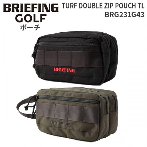 BRIEFING GOLF TURF DOUBLE ZIP POUCH TL ブリーフィング ゴルフ