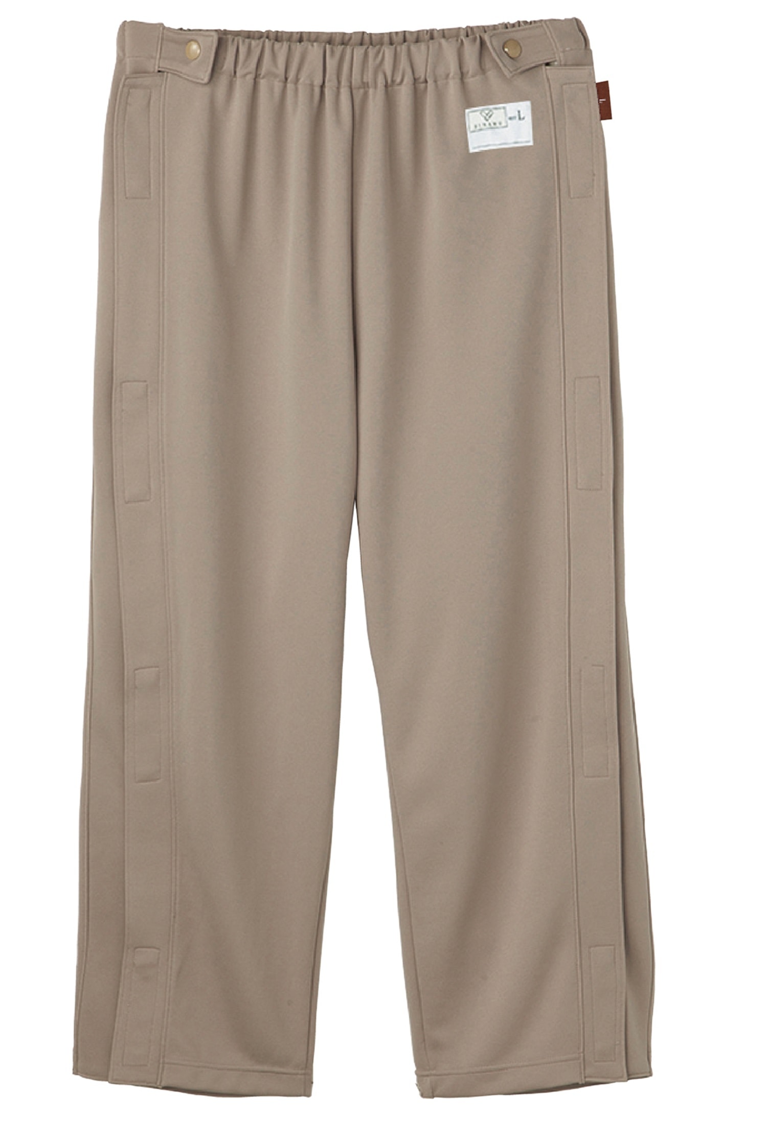 両脇が全開できるパンツ