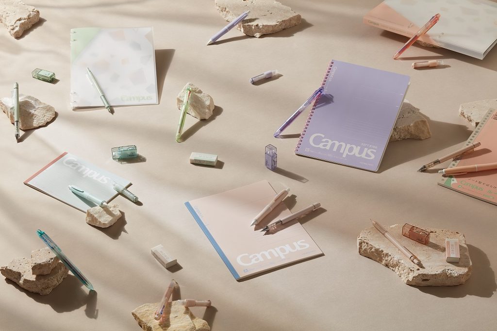 ことしの文房具4ブランドコラボは自然色「ミネラルカラー」学びに癒し