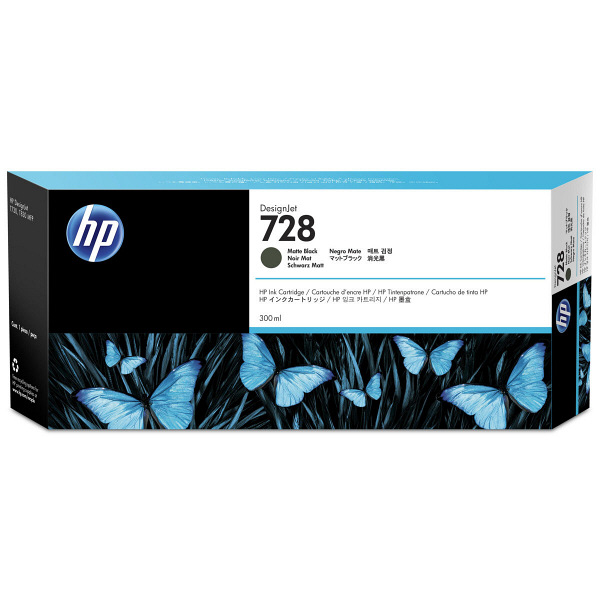 HP 728 インクカートリッジ 純正 □ブラック 3WX30A（旧型番F9J68A