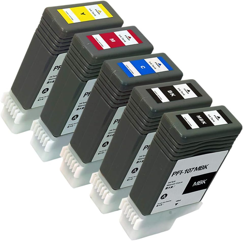 キヤノン 純正インクタンク PFI-107シリーズ全5色（MBK/BK/C/M/Y