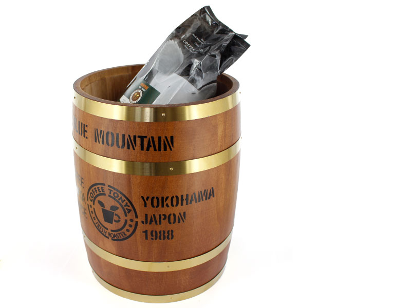 珈琲問屋のブルマン空樽（桐材）