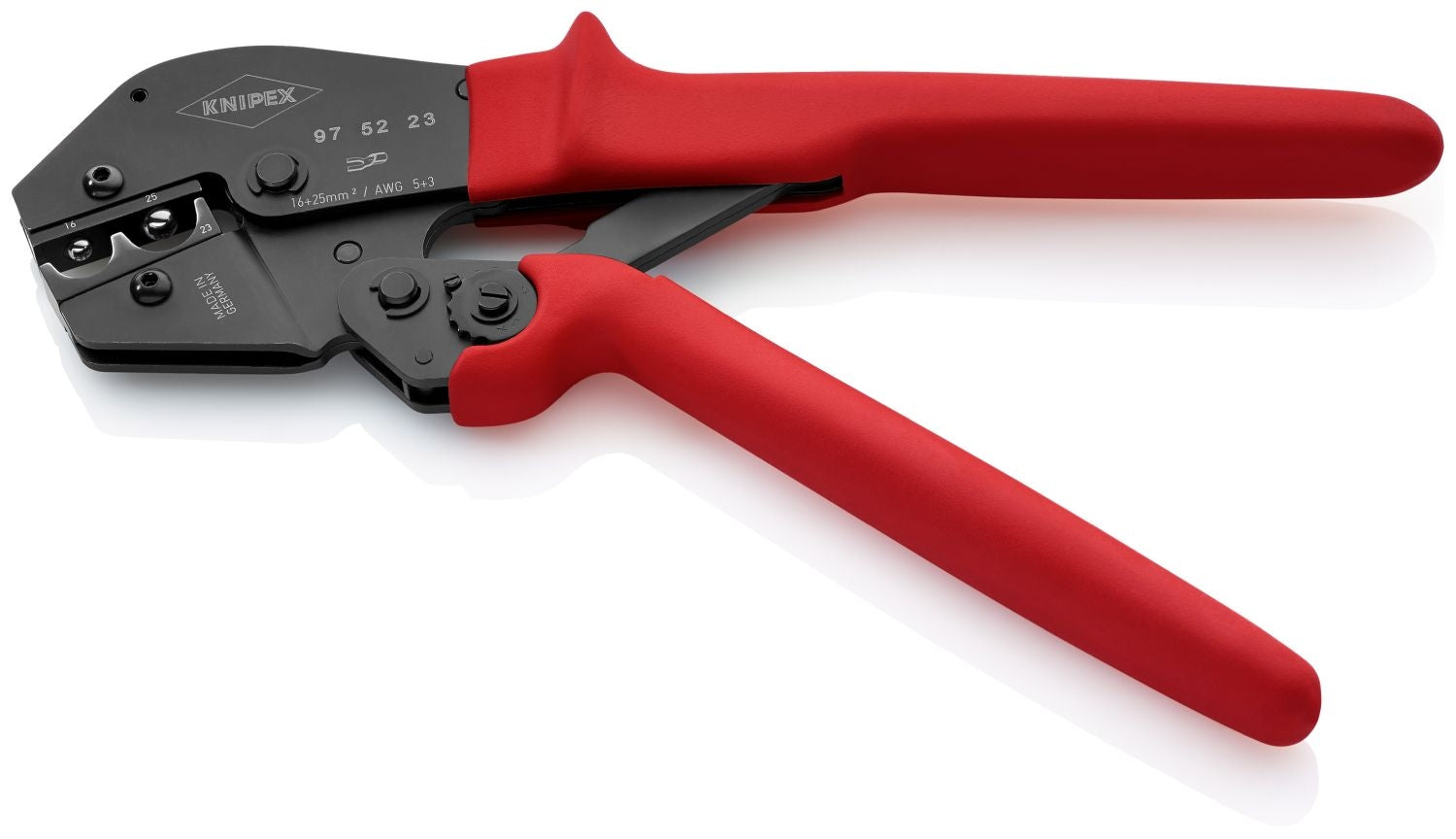 Knipex 97 52 23 Crimping Pliers For Non-Insulated terminals and