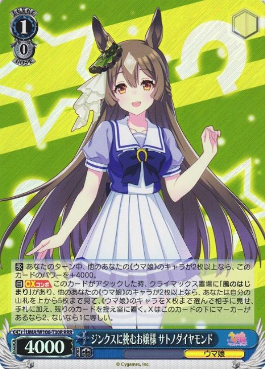 ジンクスに挑むお嬢様 サトノダイヤモンド【ヴァイスシュヴァルツ