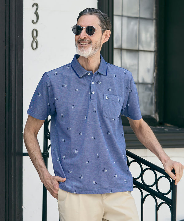 新聞掲載商品】ヤシ柄ポロシャツ C6537Z – Toroy