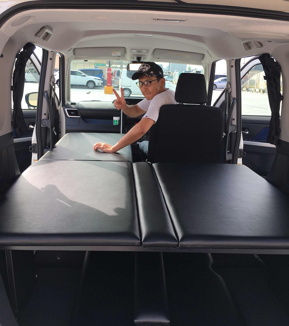 釣り＆ゴルフ！ルーミーで車中泊：大阪K様 | 軽キャンピングカー