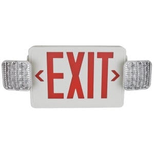 RED LED COMBO BBU WH RC | Exit | TCP Lighting