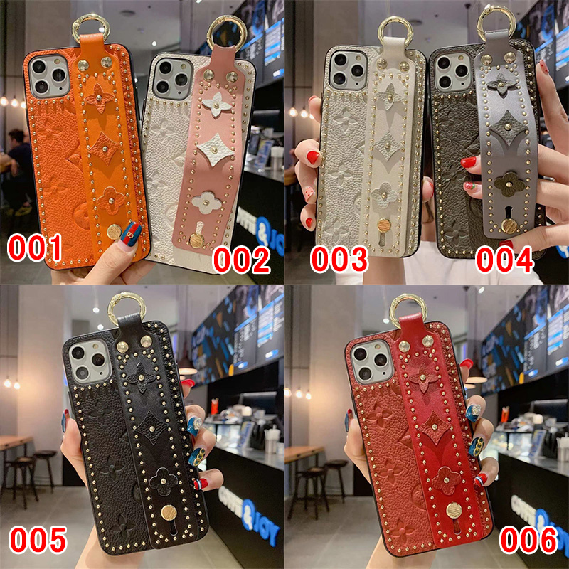 ルイヴィトンアイフォン14pro 15+カバー 個性スタッズ lv iPhone14pro