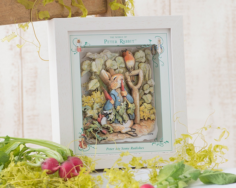 シャドーボックス通信講座】ピーターラビットのシャドーボックス