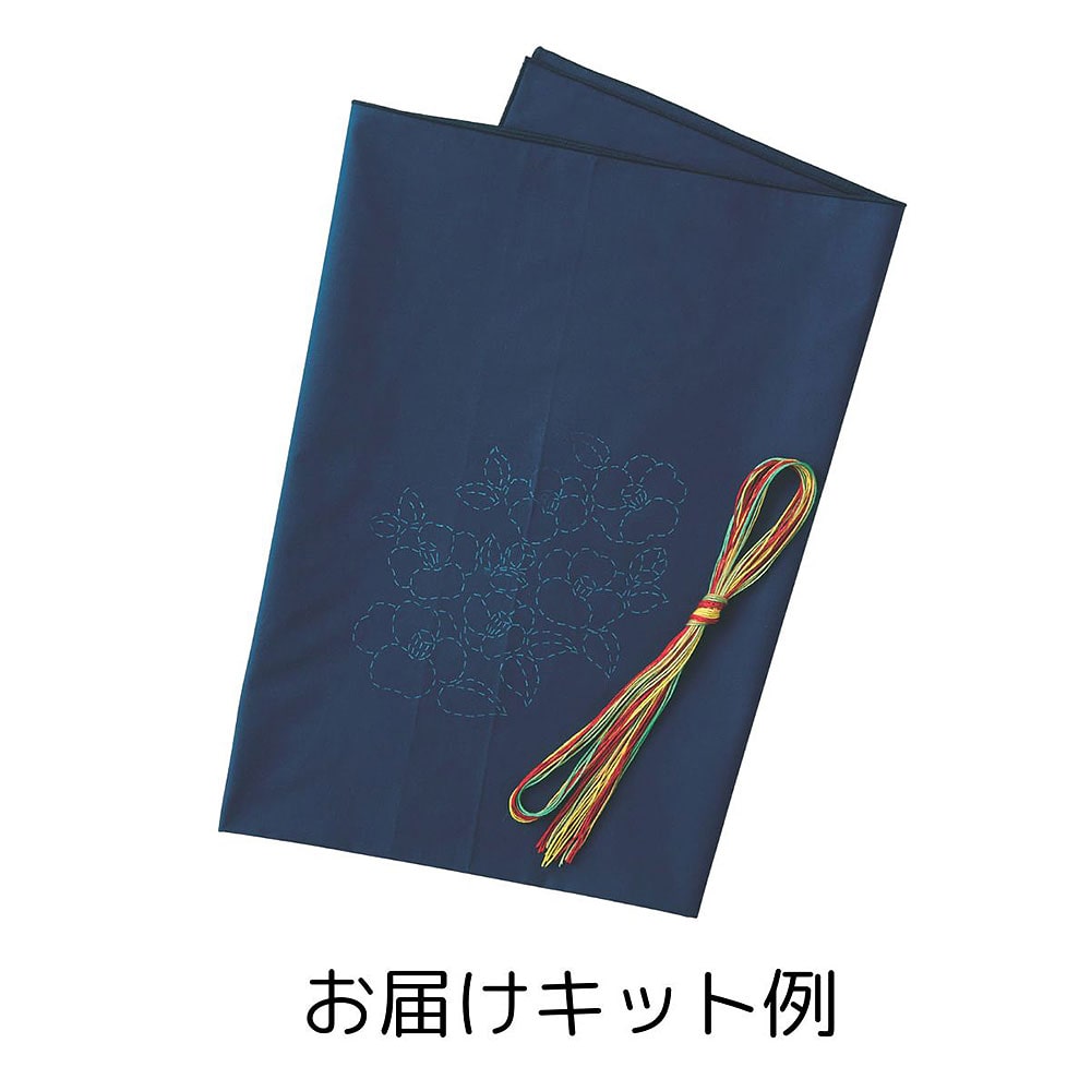 縫製済み刺し子の風呂敷 キノコ: キット｜手づくりタウン by 日本