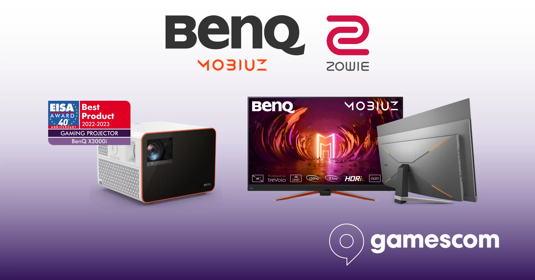 BenQ Announces 48-inch Mobiuz OLED Gaming Monitor and More at