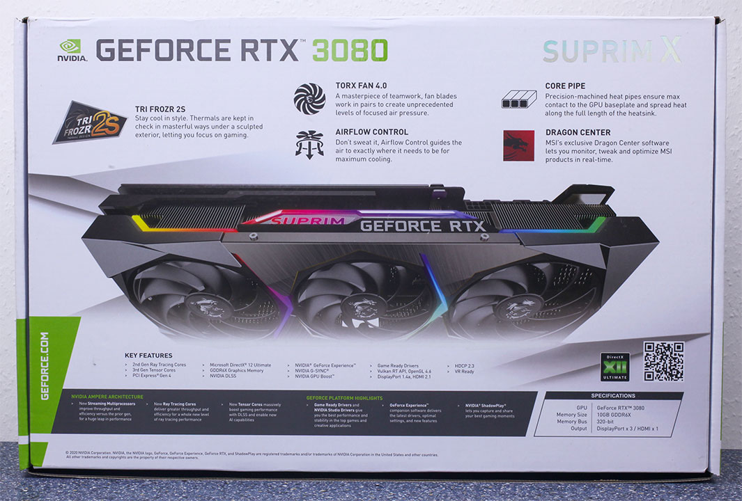 MSI GeForce RTX 3080 Suprim X Review - The Biggest Graphics Card
