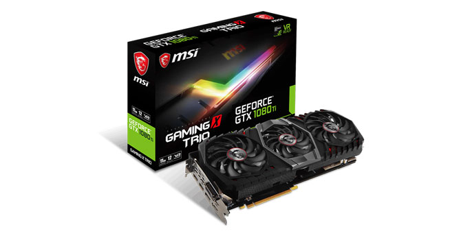 MSI GTX 1080 Ti Gaming X Trio 11 GB Review - Circuit Board