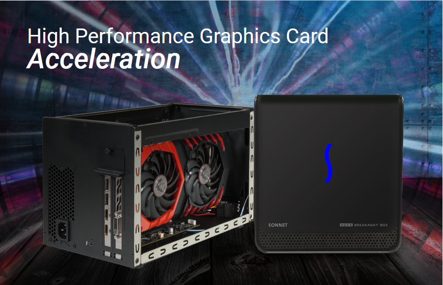 Sonnet eGFX Breakaway Box Thunderbolt 3-to-eGPU PCIeカード拡張